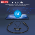 100% Original Lenovo HE05 Neckband Bluethooth Earphone True Wireless Headphone Music Headset Noise Cancelling with Microphone. 