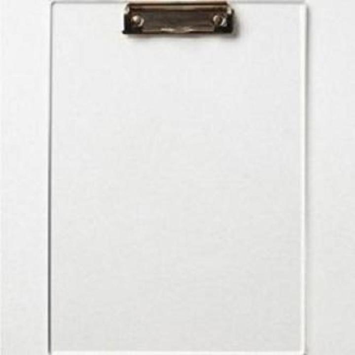 Clip Board Transparent Crystal Clear Legal Size