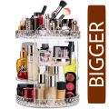 Cosmetics Makeup Organizer Acrylic 3D 360 Degree Rotating Cosmetic Organizer. 