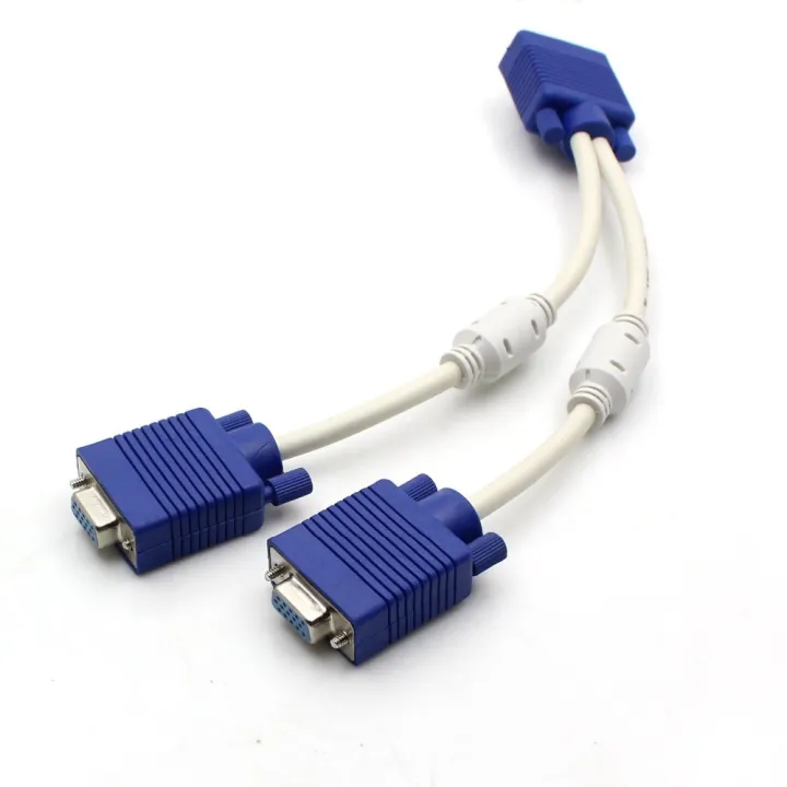 VGA%20Splitter%20Cable%201%20Computer%20to%20Dual%202%20Monitor%20Adapter%20Y%20Splitter%20VGA%20Cable%20Male%20to%20Female%20-%20Image%203