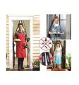 Magic Mesh Deluxe- Hands Free Magnetic Screen Door, Mesh Curtain Keeps Bugs Out, Pet & Kid Friendly- Fits Doors up to 39 x 83 Inches. 
