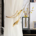 Curtain Buckle Open Mouth Design Portable Decorative Alloy Curtain Holder. 