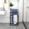 Standing Towel Rack | Industrial Loft Towel Stand | Unique Towel Hanger towel Rail Towel hanging stand 3 Steps STM. 