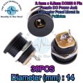 5,10,15,20,25,30 PCS Dc-022 Dc Power Jack Pcb Mount Female Connector 3 Pin With Nut 5.5mm x 2.1mm. 
