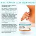 Ouhoe Body Whitening Cream For Sensitive Areas Underarm Legs Knee Elbow Private Parts Brighten Armpit Remove Spots Whitening Care Skin Cream Dark Perfect for Body, Bikini and Sensitive Area. 