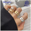 2 Pcs Butterfly Couple Rings Set Adjustable For Girls and Boys Stylish Mid Finger Rings Pack of 2. 