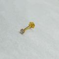 Get the Pure 22 Karat Gold Nose Pin/Kokka/Koka/Nose Ring/Nathli/Nathni with 1 Stone for Ladies/Womens/Girls. 