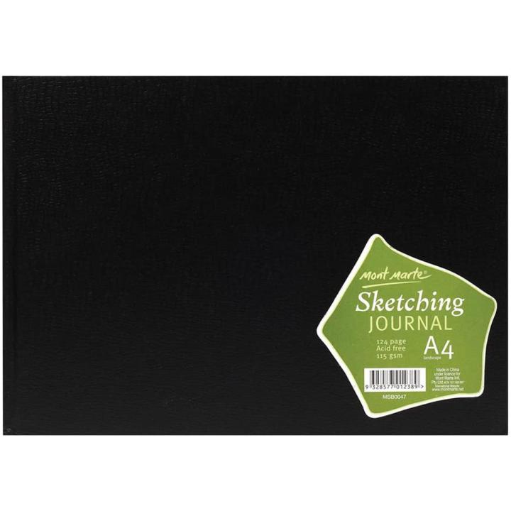 MONT%20MARTE%20Signature%20Sketching%20Journal%20Croc%20Finish%20150gm%20A5%20Landscape%20100%20Page%20-%20Image%202