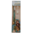 Anime fiction Characters Fountain Ink Pen Jumping Pen Calligraphy Pen Demon Slayer ,  Ancient Castle ,  Lina Bell ,  Holiday , Anna Dialy , Magic Fashion  , D gray Character Ink Pen With FREE 5 ink cartridges Refills and Pen Moisturizer ink Sponch. 