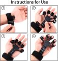 1 Pcs Finger Gripper Finger Exerciser 6 Resistant Levels Recovery Physical Tools Hand Strengthener For Patient. 