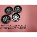 Pack of 4 Pcs - Non Stick Jelly moulds 4.5 inch baking cake cookies kids fun bakery cake use for parties. 