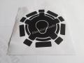 Tank Cap STICKER ONLY PVC Vinyl Cover For Tank Cap Honda CG125cc Waterproof Whole Wrap. 
