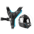 Full Face Helmet Chin Mount Jaw Holder Motorcycle Helmet Strap for GoPro Hero 10/9/87/6/5/4/3 SJCAM sj5000/6000/7000 DJI Osmo Action XIAOYI Sports Action Camera for Motorcycling. 