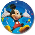Mickey Mouse Paper Plates - 9 Inch - Mickey Mouse Themed Party - Blue - Boys - Pack Of 10. 
