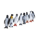 8pcs/set Plastic Ocean Animal Small Penguin Figure Model Toy GJCUTE. 