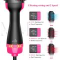 3-in-1 Hair Dryer Brush - One Step Hot Air Brush for Women - Hair Straightener, Curler & Volumizer | Ionic Blow Dryer & Hot Air Brush for Women | Best Hair Styling Tool in Pakistan - Hair Straightener Comb for Drying - Hair Dryer Styler by Momo & Meshi. 