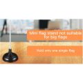 50 Pcs Sturdy Mini Stand Base Small Table Flag Flag Holder Weighted Black Flag Base Office Desk. 