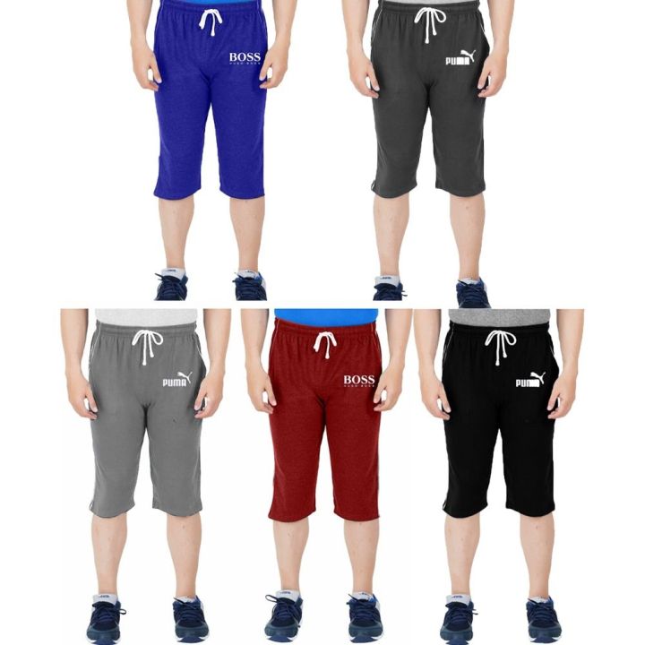 Pack Of 5 -Cotton Jersey Shorts High Quality For Men/Boys