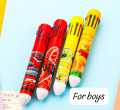 HOT DEALS NO1.piece big fat pen multi color pen 10 color ink in one jumbo pen cute cartoon pen for kids arthritis drawing smooth writing ONLY 99. 