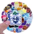 54pcs DIY Notebook Paper Blox Fruits Stickers Blox Fruits Roblox Game Blox Fruits Decorative Sticker Cartoon PVC Roblox Game Anime Stickers Skateboard. 