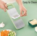 5 In 1 Multifunction Vegetable Cutter, Vegetable Slicer, Stainless Steel Vegetable Cutter With Hand Protectors, Vegetable Grater. 