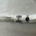 Set of 3 Rings | Fashion Jewellery | Stylish Rings for Women | Watch Ring | Gifts | Accessories. 
