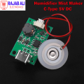 5V C-Type DIY Air Humidifier Module with Integrated Driver Circuit Board and Electronic Fan - Elegant Home Improvement Accessory. 