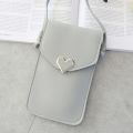Women Shoulder Bag Transparent Touch Screen Phone Bag. 