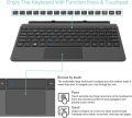 Arteck Microsoftt Surface Go Type Cover, Ultra-Slim Portable Bluetooth Wireless Keyboard with Touchpad for Surface Go 3 (2021), Surface Go 2 (2020) and Surface Go Built-in Rechargeable Battery. 