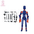 3d Printed Action Figure 15 Weapons Robot Action Figure Multi-jointed Movable 3d Printed Model Articulated Dummy Figurine for Kids Adults Unique Gift Idea Poseable Robot Figure. 