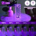 Crystal Lamp Rose Light Diamond Lamp 16 Colors Changing with Remote Control. 