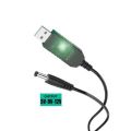 Router Cable WiFi to Powerbank Cable Connector DC 5V 9V 12V USB Cable Boost Converter Step-up Cord for Wifi Router. 