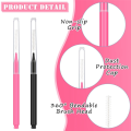150-Piece Mini Brow and Lash Brush Combo with Caps for Premier Eyebrow Lamination and Lash Lift. 