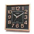 Champion Basic Wall Clock Square Shape and Luminous Black Dial. 