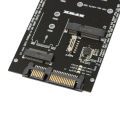 M.2 NGFF MSATA SSD to SATA 3.0 Adapter 2 in 1 Converter Card for PC Laptop. 