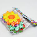 Gear Round Flower Building Large Size Big Blocks Toy Learning Educational Block Toys For Kids Boys and Girls Best Playing Multicolor Set - 8 Pcs. 