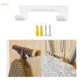 Ironing Board Hanger Wall Rack Space Saving with Screws Easy Installation Compact Ironing Board Hook. 