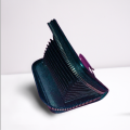 Bibosi New Card Holder 11 Slot PU Leather Small Zipper Wallet for Men & Women. 