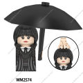 KF1908 WM2574 Wednesday Addams Building Block Movies TV Season Cartoon Mini-Figures Action Toy Bricks Kids WM2575 KF1907 Latei Posies. 