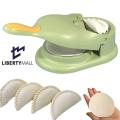 Liberty Mall  2 In 1 Dumpling Maker Manual Press Food Multifunction DIY Manual Dumpling Press Molds Set, Easy-tool for Dumpling Make Dumpling Skin Press Machine Maker. 