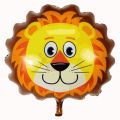 Lion Foil Balloon - 25 Inch - Foil Balloons - Yellow - Jungle Themed Party - Pack Of 1. 
