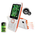 Calme C552, - Dual Sim - 2.4 Inch Display - Smart Camera - Bluetooth - LED Torch Light - 3000 mAh Battery - Big Powerful Speaker - Block Unknown Callers - FM Radio - Audio & Video Player  - Expandable Memory up to 32gb. 