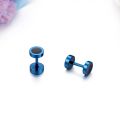 BONISKISS Unisex Classic Simple Stub Earrings Stainless Steel Men Round Jewelry Decoration 2Pcs Aretes Dropshipping. 