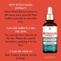 Witch Hazel Liquid Extract by Bio Shop™ | 100% Pure Witch Hazel Leaf Liquid Extract Cosmetic Ingredient. 