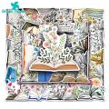 Green Home Laptop Stickers Waterproof Cartoon Decal Hand Account Journal Album Stickers. 