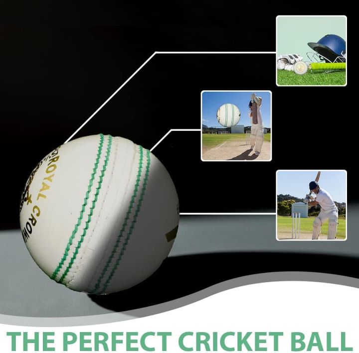 White%20Cricket%20Ball%20-%20Pack%20of%201%20Genuine%20Leather%20Cricket%20Balls%20for%20Day%20or%20Night%20International%20Standard%20Cricket%20and%20Practice%20%7C%20Bat-Friendly%20Cricket%20Ball%7C%20156g%20-%20Image%204