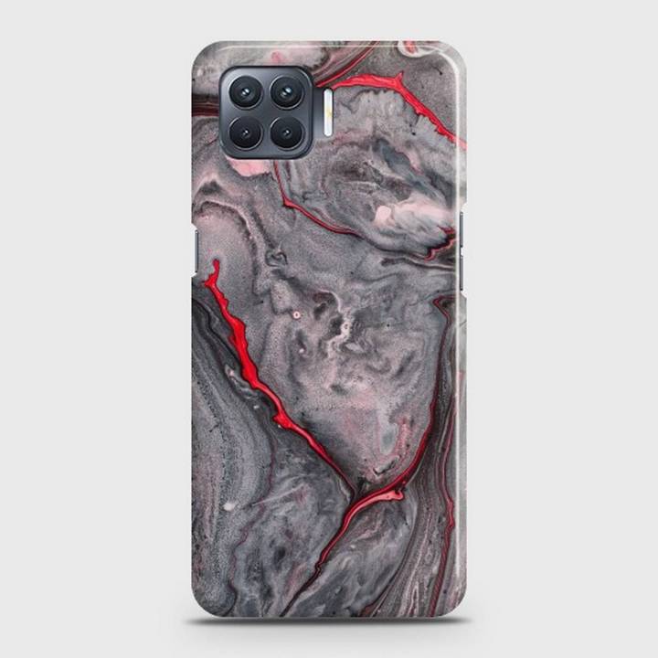 Oppo F17 Cover - SkinLee HQ Hard Case - Lava Marble - SKINLEE-344-1-715-516