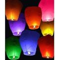 Pack of 5 Sky Lanterns, Air Balloon light, Special Effect on Birthday, Wedding, Bridals,  Anniversary and Farewell Party, Candle lamp, fire balloons. 