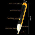 Voltage Tester detector Touchless pen tester with Buzzer Alarm | Electric Voltage Power Alert Detector Sensor Testing LED Light Non-Contact Pen | Cable , Circuit or Wire voltage line tester. 