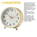 Retro Alarm Clock Vintage Analog Alarm Clock with Night Light Silent Snooze Function Battery Operated Bedroom Clock Silent Alarm Clock. 